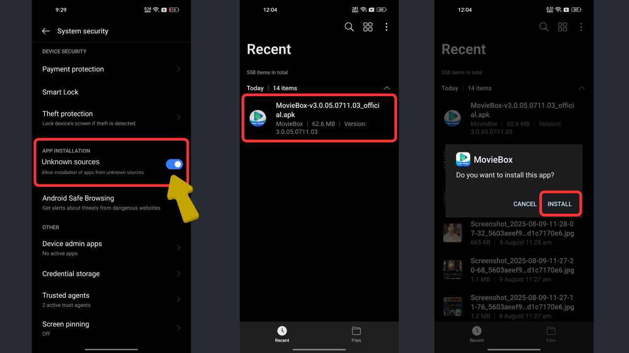 How to Install MovieBox APK For Android