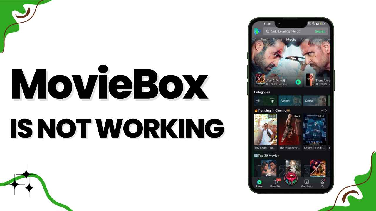 Why MovieBox is Not Working? Common Troubleshooting Tips 1 MovieBox is Not Working
