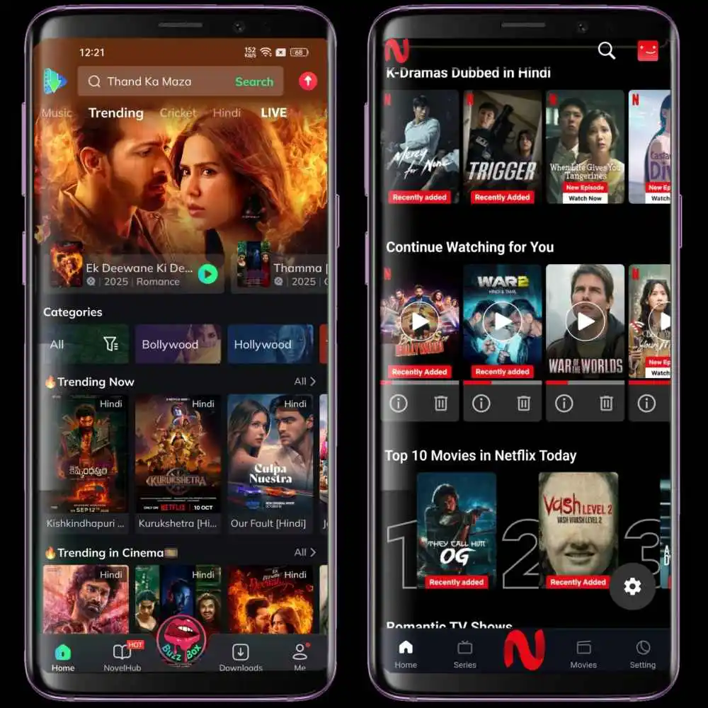 MovieBox Vs NetMirror Comparison (Updated 2026) 2 MovieBox Vs NetMirror Interface