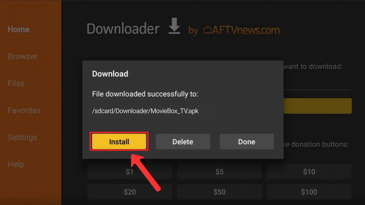 Download MovieBox For Firestick TV | 2026 Latest V3.2 (Free) 3 Install MovieBox on Firestick 2
