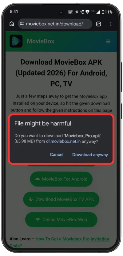 Download MovieBox Lite APK For Android Latest 2026 3 Download the App
